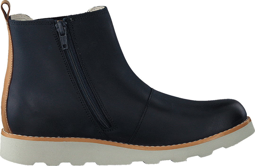 Crown Halo K Navy Leder