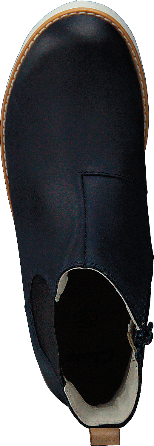 Crown Halo K Navy Leder