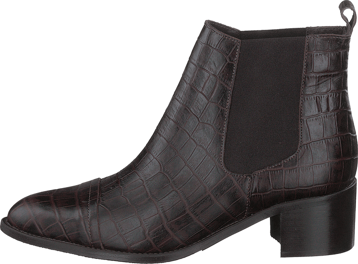 Biacarol Croco Dress Chelsea Marrone Scuro