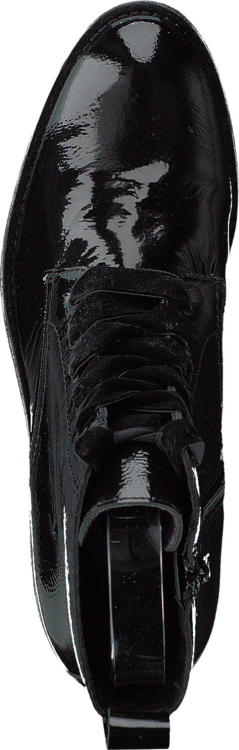 Stivale allacciato in vernice Biatine Nero