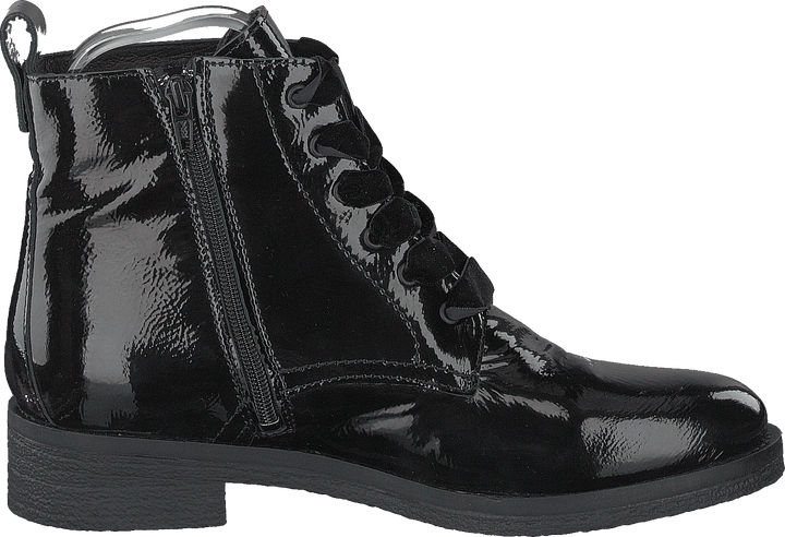 Stivale allacciato in vernice Biatine Nero