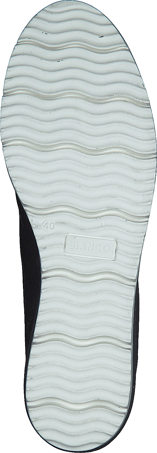 Biastella lädersko med snörning Svart