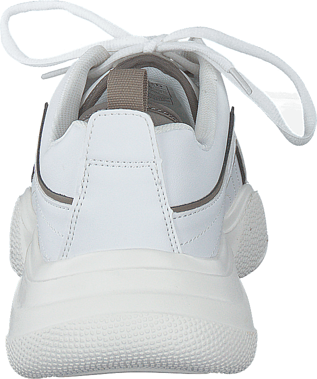 Loop Lacing Trainers White/grey