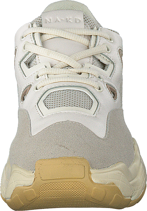 Chunky Graphic Sole Trainers Nude