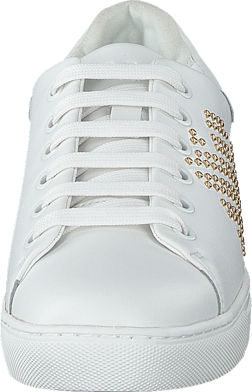 Lace Up Sneaker R579 White+gold