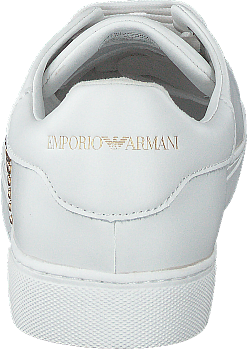 Lace Up Sneaker R579 White+gold