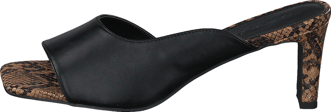 Style Two Tonad Mules Black Snake