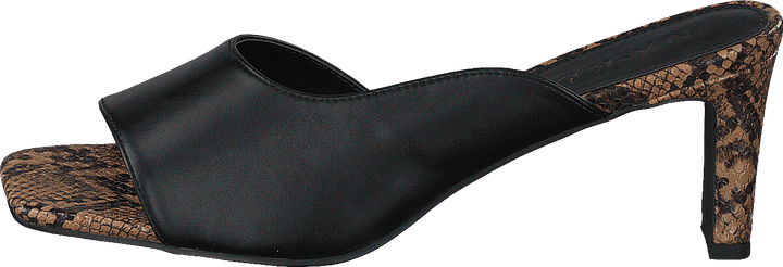 Style Two Tonad Mules Black Snake