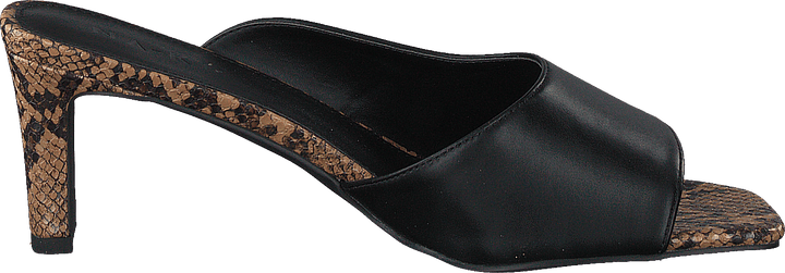 Style Two Tonad Mules Black Snake
