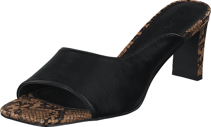 Style Two Tonad Mules Black Snake