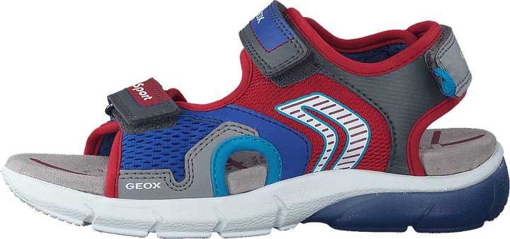 J Sandal Flexyper Boy Grey/red