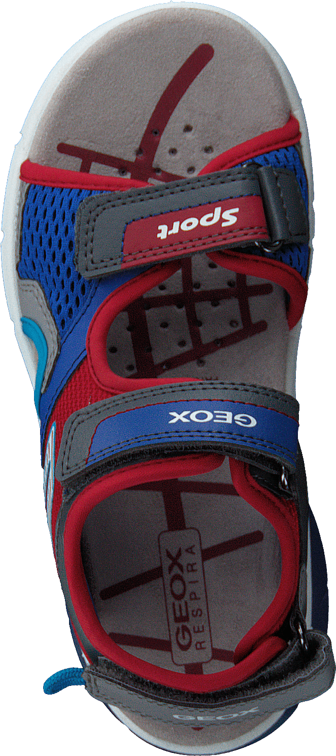 J Sandal Flexyper Boy Grey/red