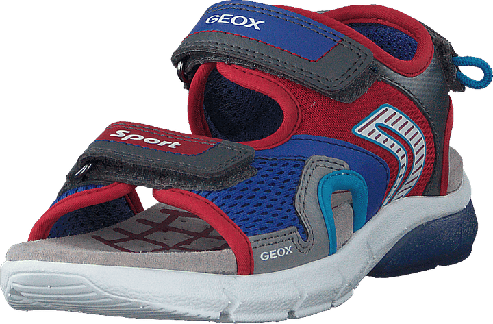 J Sandal Flexyper Boy Grey/red
