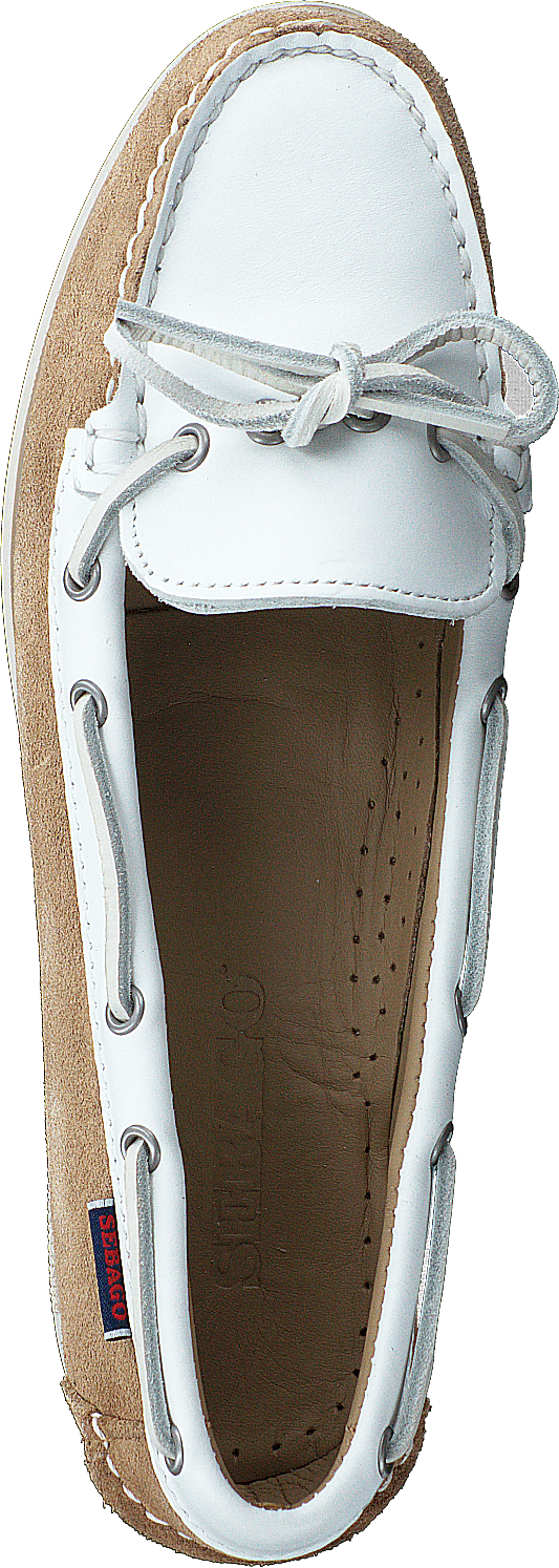 Nina Suede Lea W Ltbeige-white