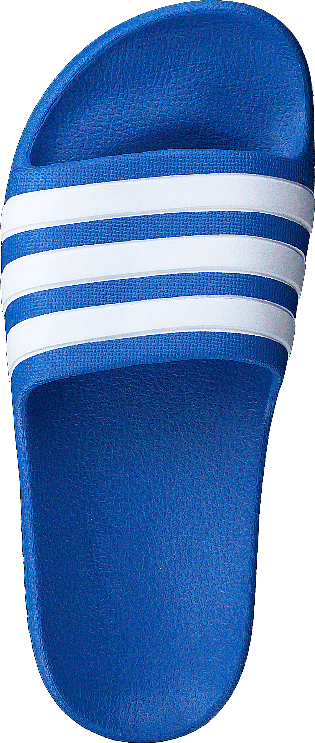 Claquettes Adilette Aqua pour enfants : bleu véritable / blanc nuage / bleu véritable