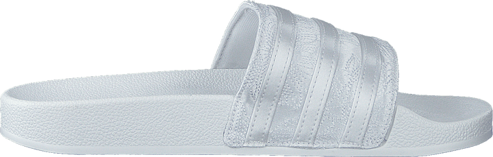 Adilette W Ftwr White/ftwr White/gold Met