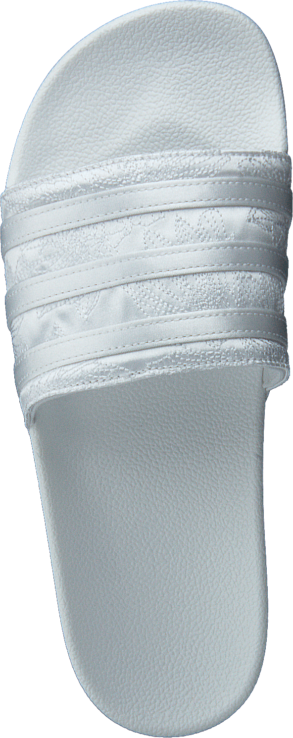 Adilette W Ftwr White/ftwr White/gold Met