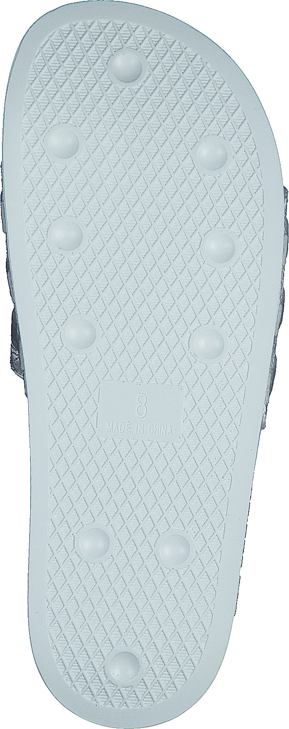 Adilette W Ftwr White/ftwr White/gold Met