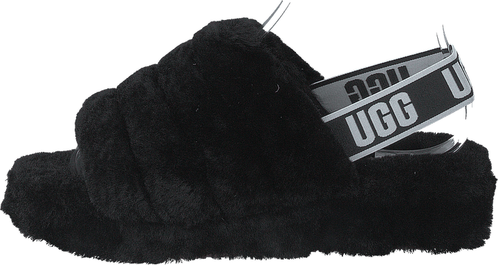 Claquettes Fluff Yeah noires