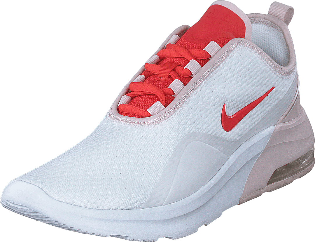 Air Max Motion 2 pour femme, blanc/rouge piste/rose pâle