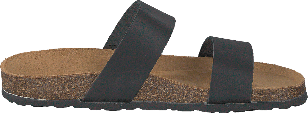 Biabetricia Twin Strap Sandal 100 Black