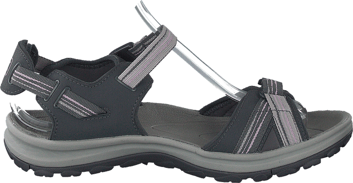 Terradora Ii Open Toe Sandal Dark Grey/dawn Pink
