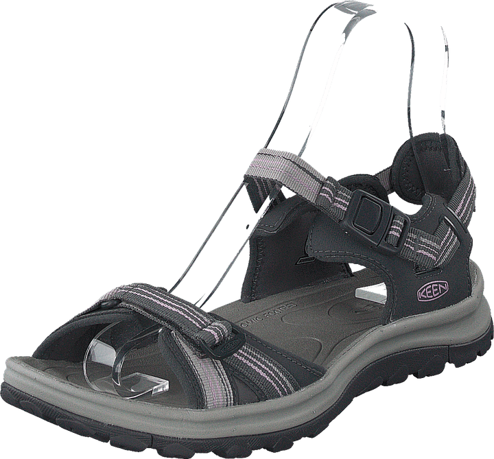 Terradora Ii Open Toe Sandal Dark Grey/dawn Pink