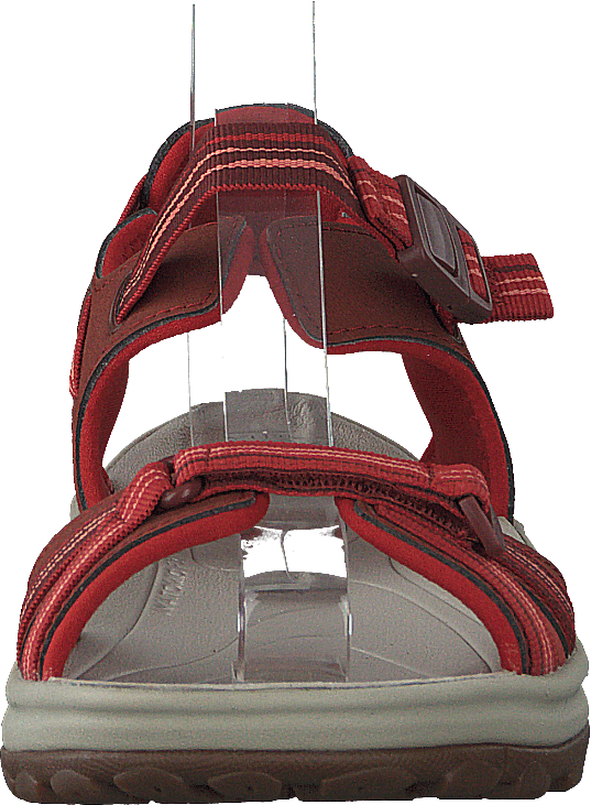 Terradora Ii Open Toe Sandal Dark Red/coral