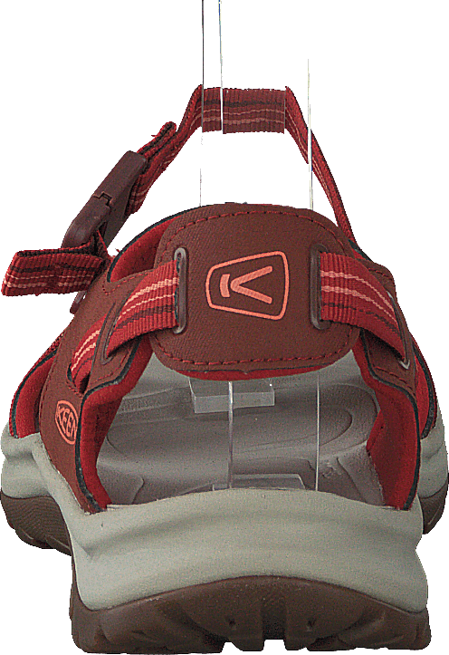 Terradora Ii Open Toe Sandal Dark Red/coral