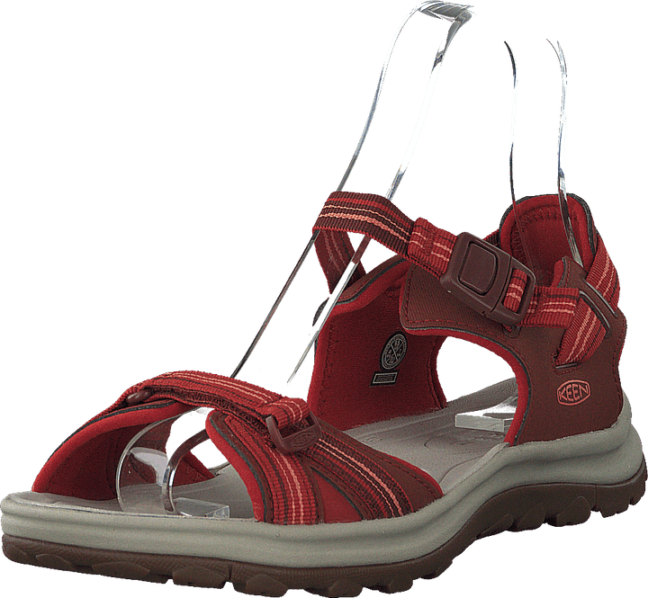 Terradora Ii Open Toe Sandal Dark Red/coral