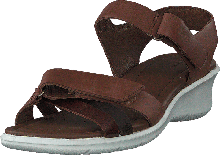 Felicia Sandal Brandy/coffee/mahogany