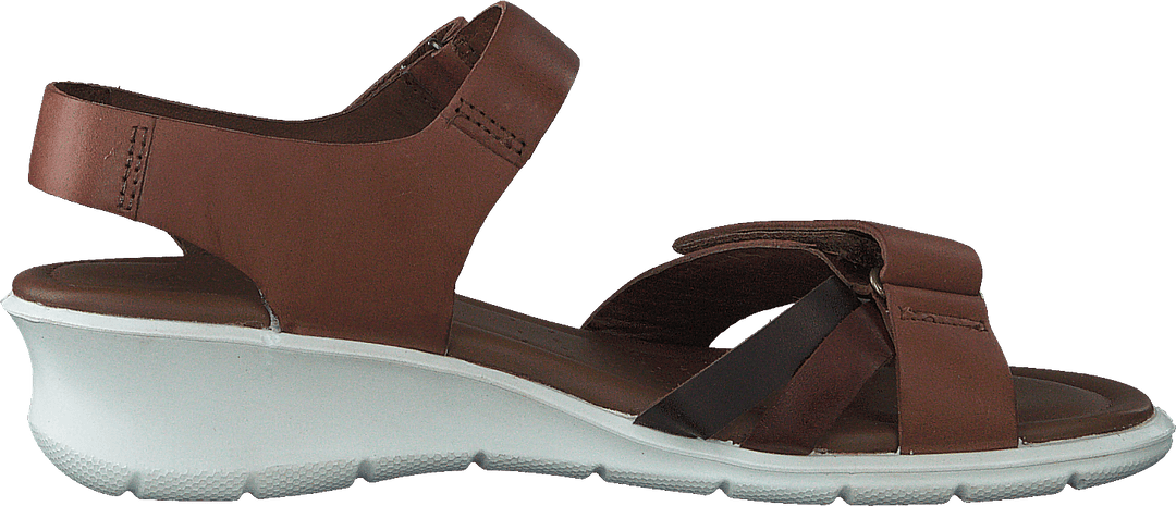 Felicia Sandal Brandy/coffee/mahogany
