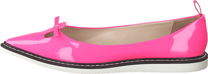La chaussure de la souris rose fluo
