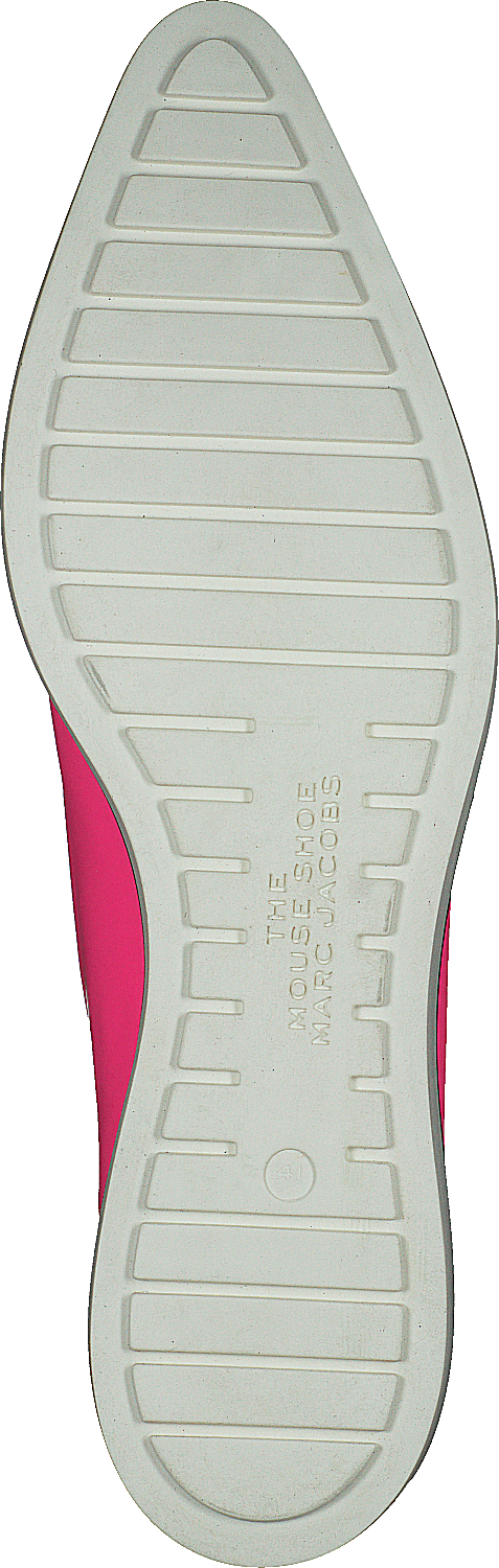 La chaussure de la souris rose fluo