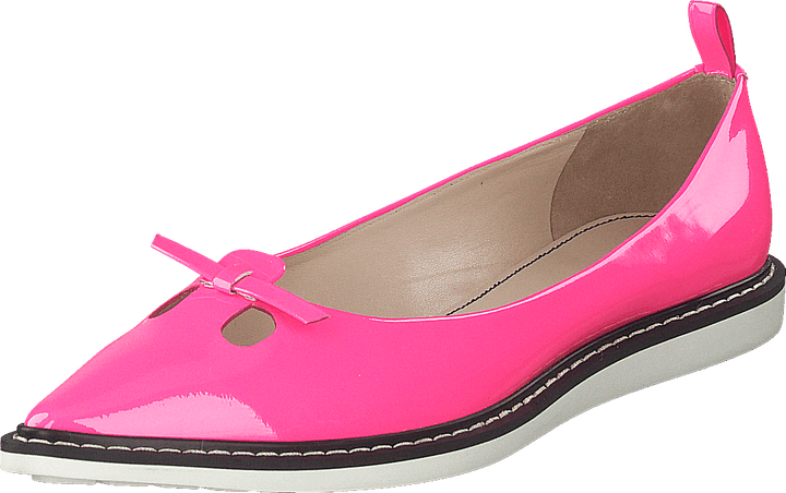 La chaussure de la souris rose fluo