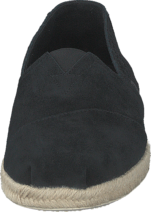 Black Suede Emb/rope Mn Alpr E Black