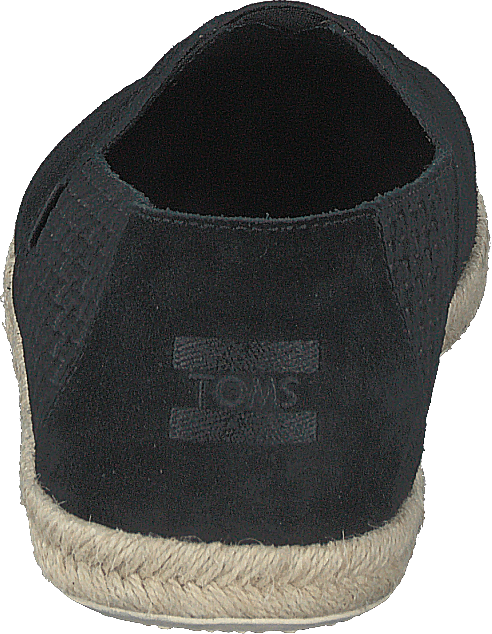 Black Suede Emb/rope Mn Alpr E Black