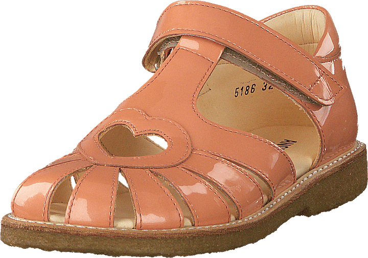 Sandal With Heart Detail And V Peach