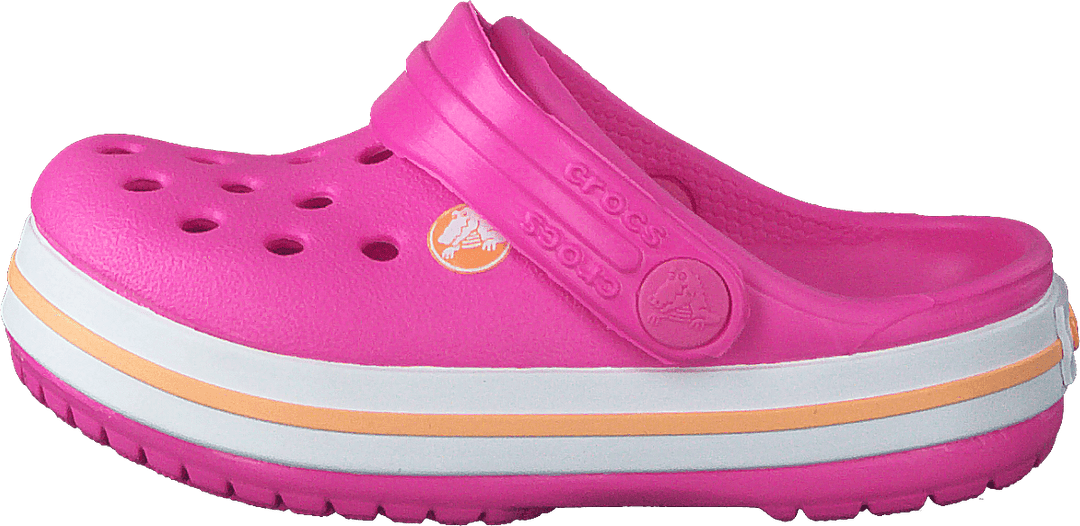 Crocband Clog Kinder Electric Pink/Kantaloupe