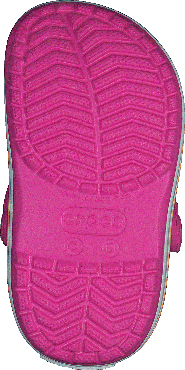 Crocband Clog Kinder Electric Pink/Kantaloupe