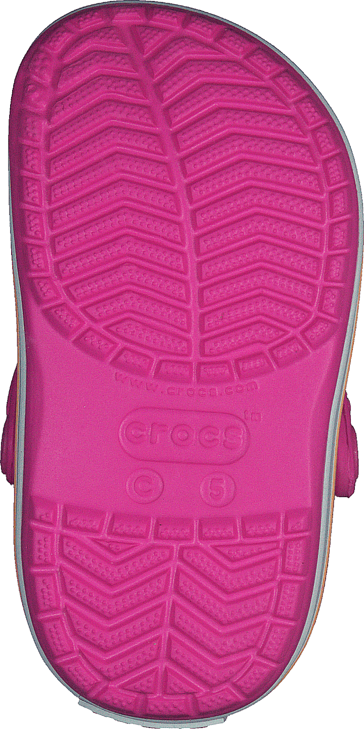 Crocband Clog Kinder Electric Pink/Kantaloupe