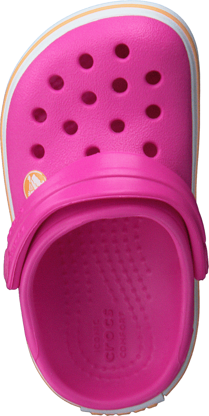 Crocband Clog Kinder Electric Pink/Kantaloupe