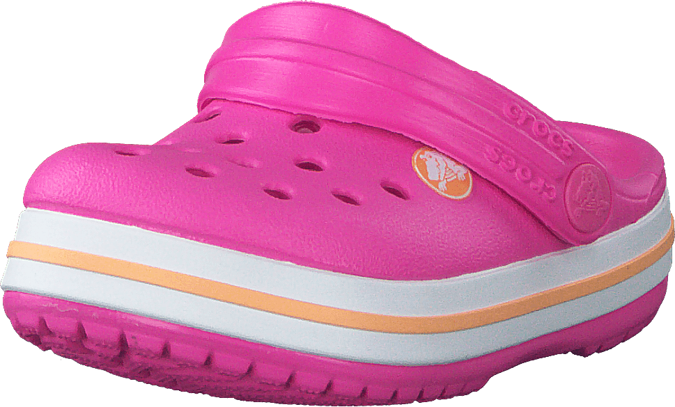 Crocband Clog Kinder Electric Pink/Kantaloupe