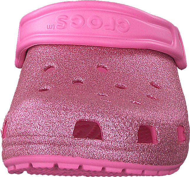 Classic Glitter Clog Kids Pink Lemonade
