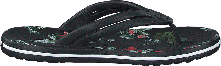 Crocband Botanical Print Flp W Schwarz/tropisch