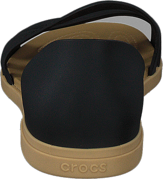 Crocs Tulum Open Flat W Schwarz/Braun