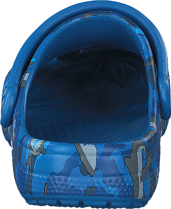 Classic Shark Clog Kids Prep Blue