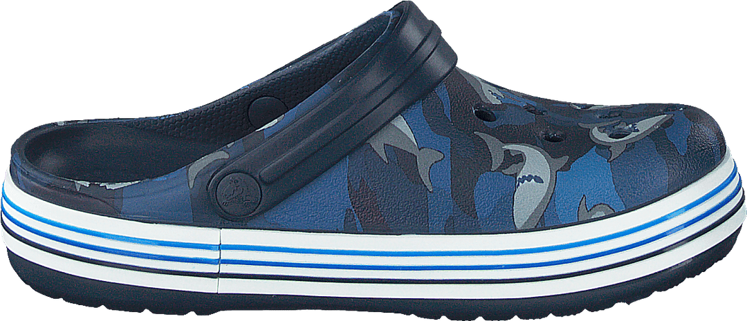 Crocband Shark Clog Kids Navy