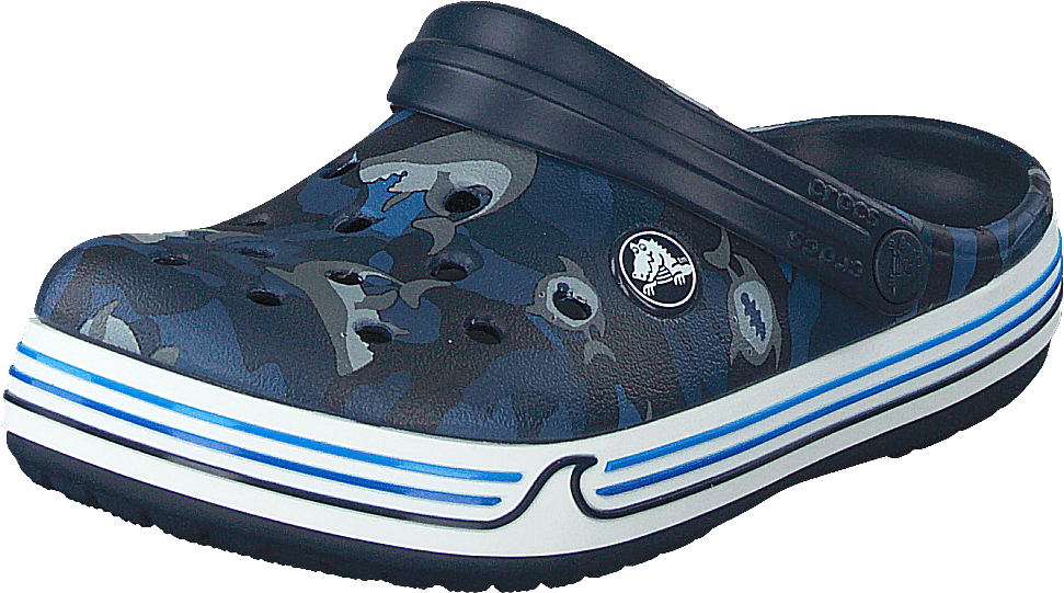 Crocband Shark Clog Kids Navy