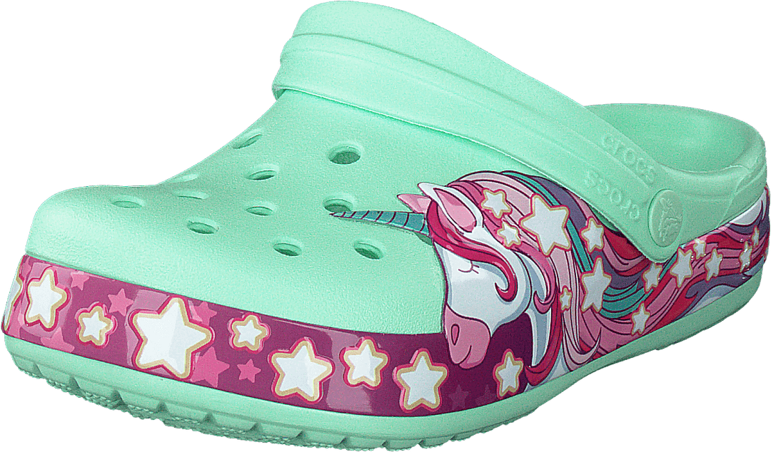 Fun Lab Unicorn Band Clog Kids Neo Mint